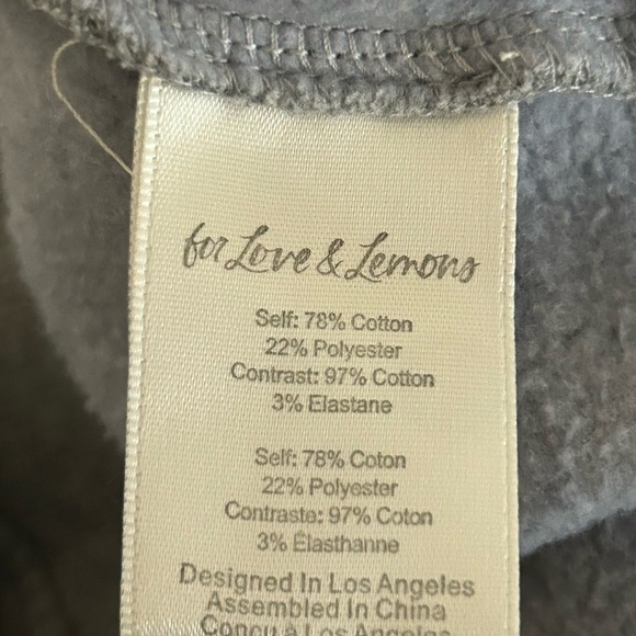 For love and lemons Alex crewneck sweatshirt SIZE SMALL - Picture 4 of 8